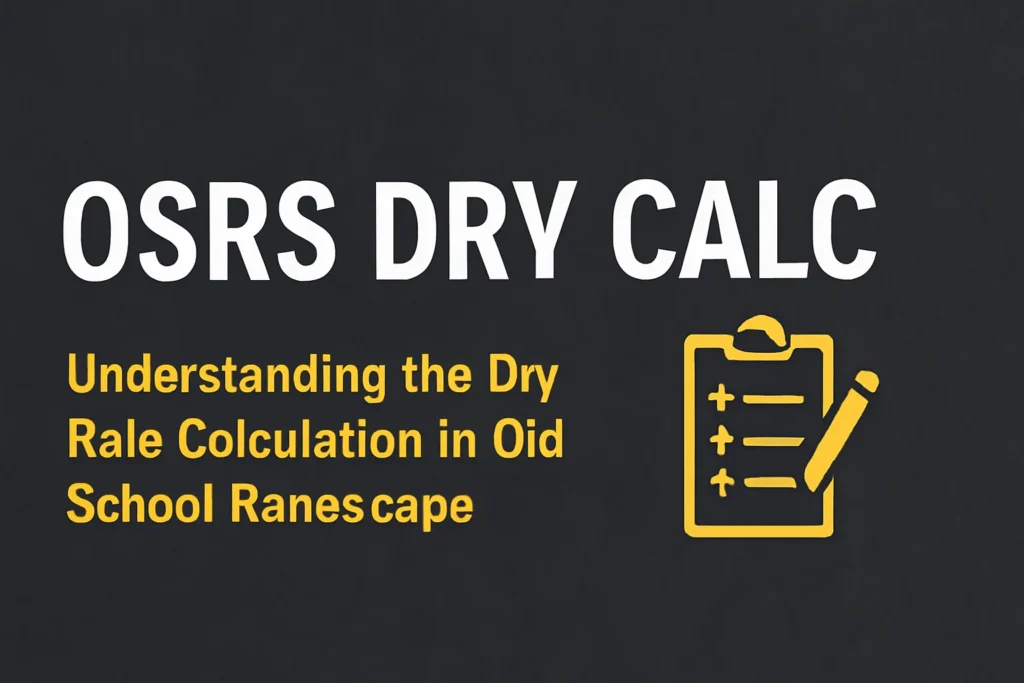 osrs dry calc