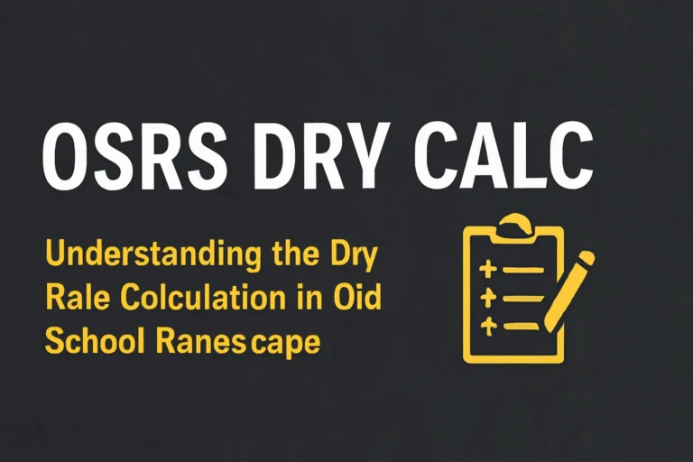 osrs dry calc