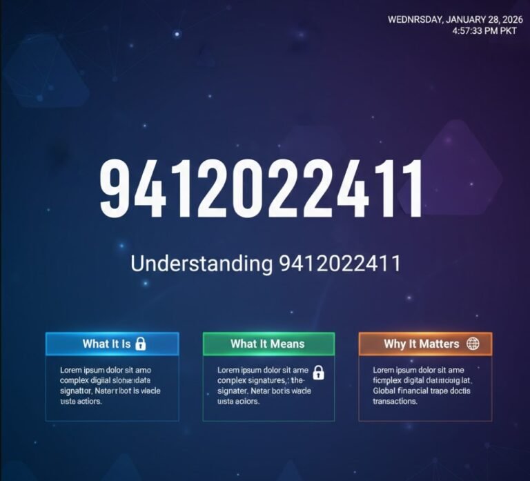 Understanding 9412022411 What It Is, What It Means, and Why It Matters 9412022411