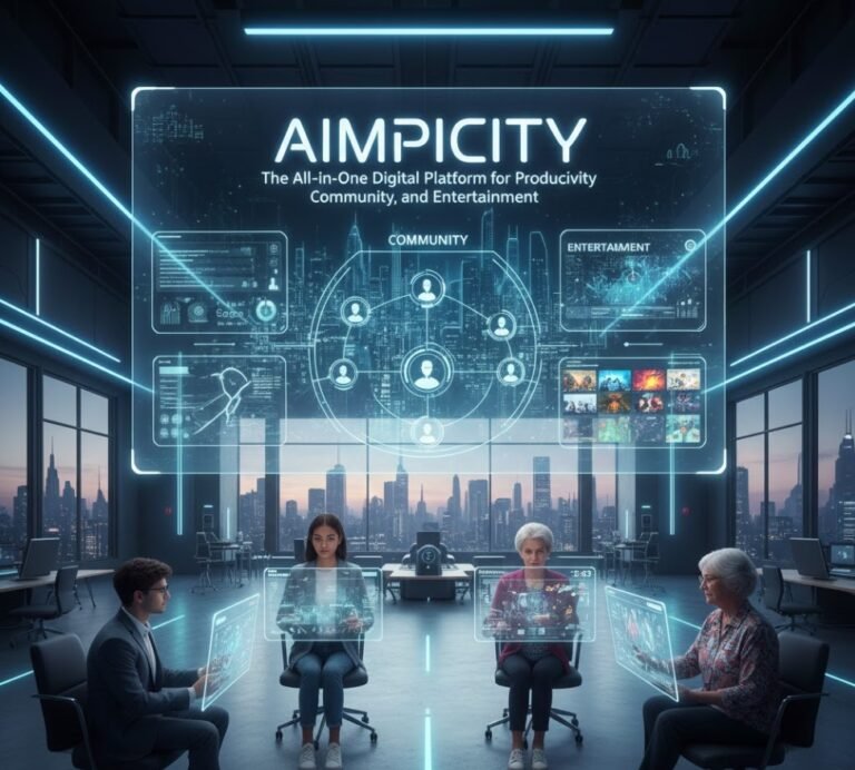 Aimpcity The All-in-One Digital Platform for Productivity, Community, and Entertainment aimpcity
