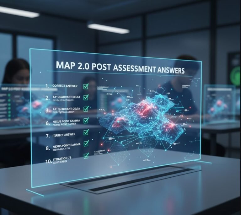 MAP 2.0 Post Assessment Answers