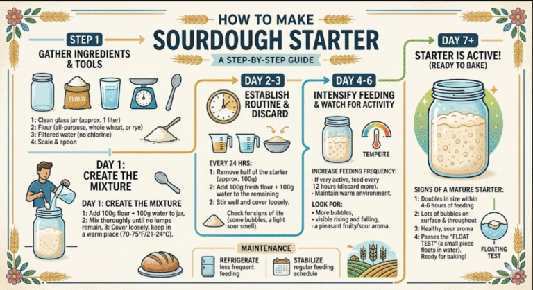 How to Make Sourdough Starter A Complete Beginner’s Guide to Natural Fermentation How to Make Sourdough Starter