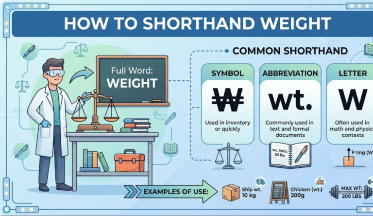 how to shorthand weight