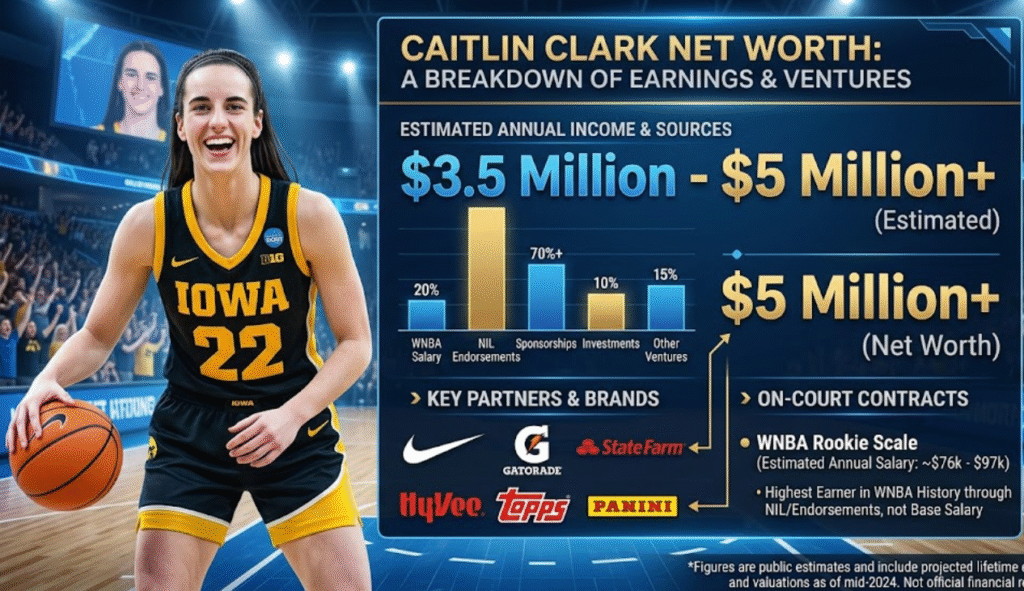 caitlin clark net worth
