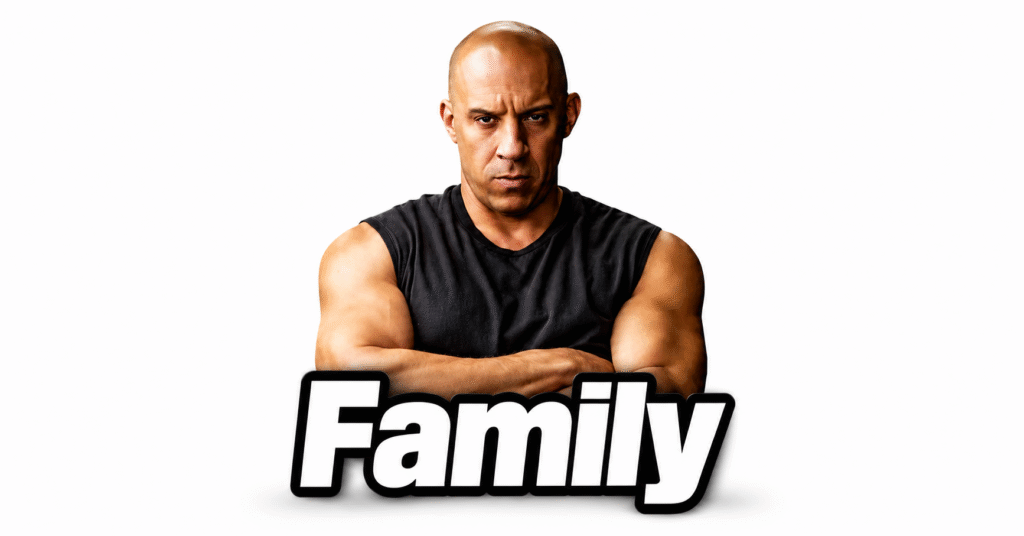 Why the Vin Diesel Family Meme Refuses to Die Vin Diesel family meme example showing Dominic Toretto crossover edit with family caption