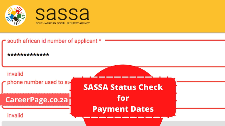 sassa status check for r350 payment dates