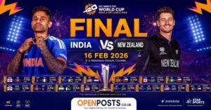 Full Recap of the T20 World Cup 2026 Schedule and Results Indian cricket team lifting the T20 World Cup 2026 trophy in Ahmedabad.